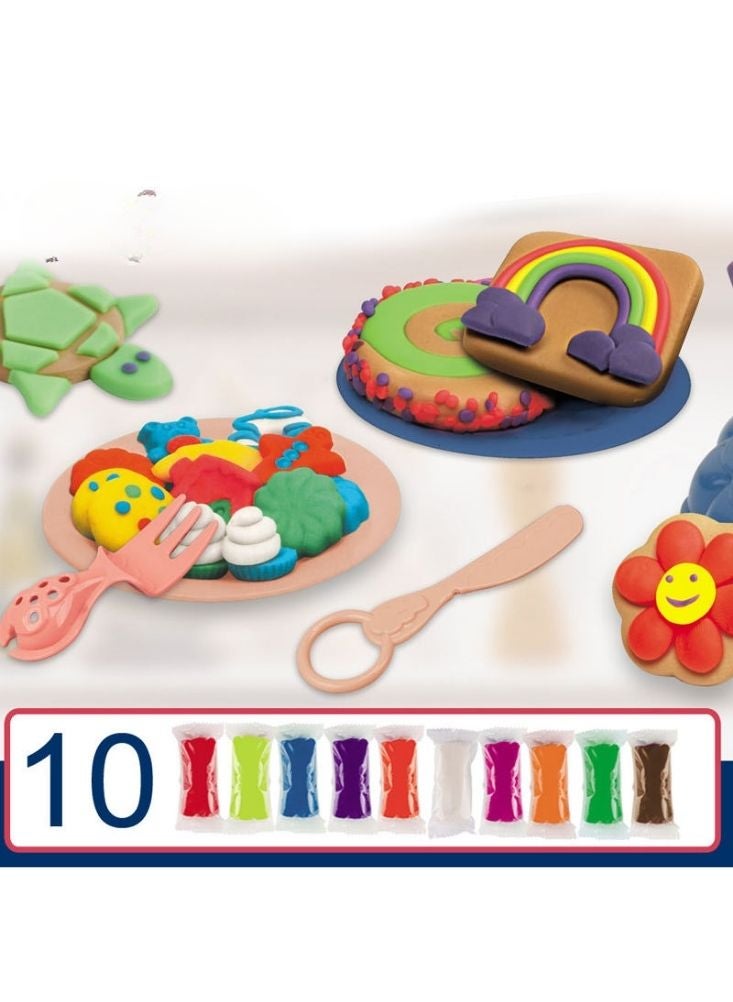 Magic Dough Happy Color Cyclone Dessert Machine Playset with Molds and Creative Accessories - Image 2